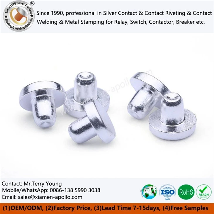 Silver Plated Copper Contacts