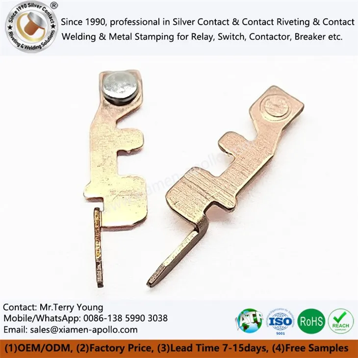 Sestava nýtových měděných berylia