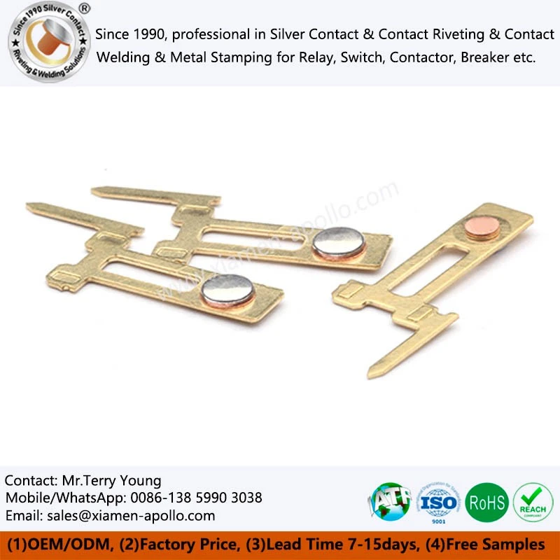 Silver Contact Brass Terminal Riveting