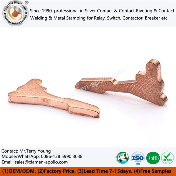 Stamped Copper Components For Switches Stamped Copper Components For Switches