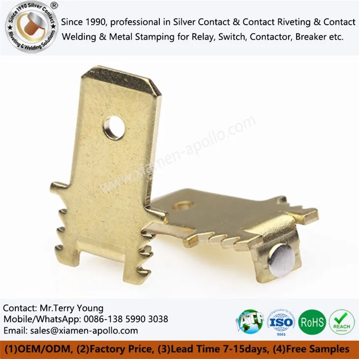 Elektrické mosazné kovové razítko pro spínač zásuvky