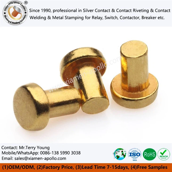 Gold Coated Electrical Contacts