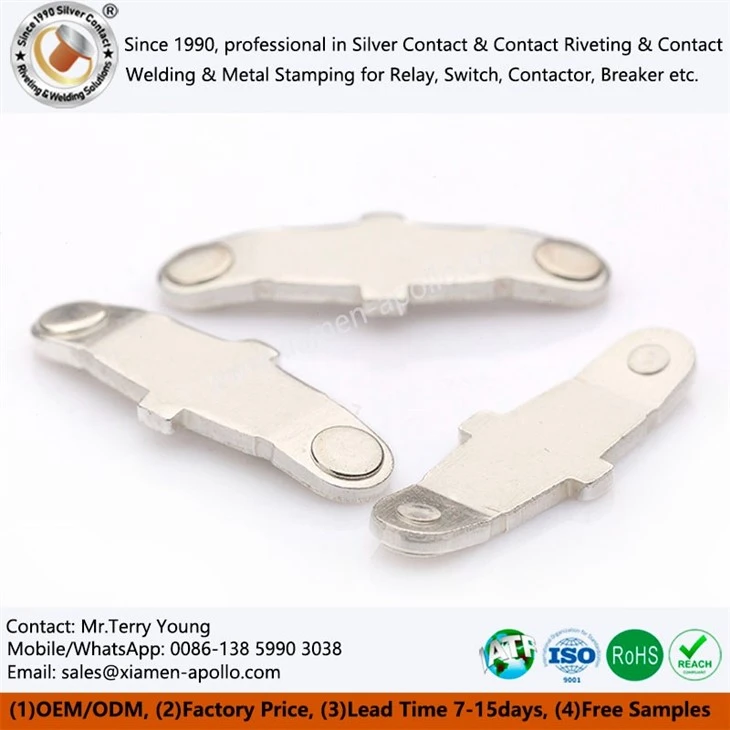 In-Die Electrical Riveting Contacts