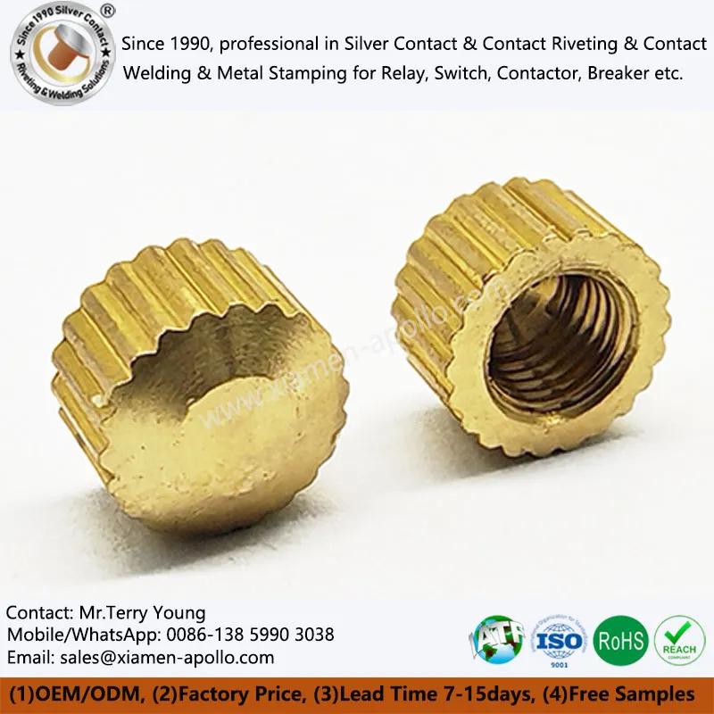 Vroubkovaná kulatá matice