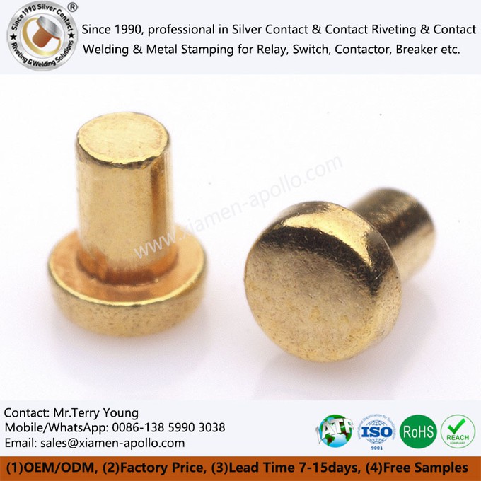 Gold Au Coated Contacts Gold Au Coated Contacts