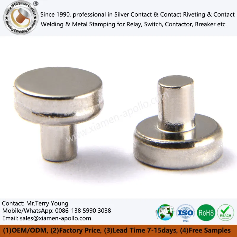 Car Horn Tungsten Contact Rivets Car Horn Tungsten Contact Rivets