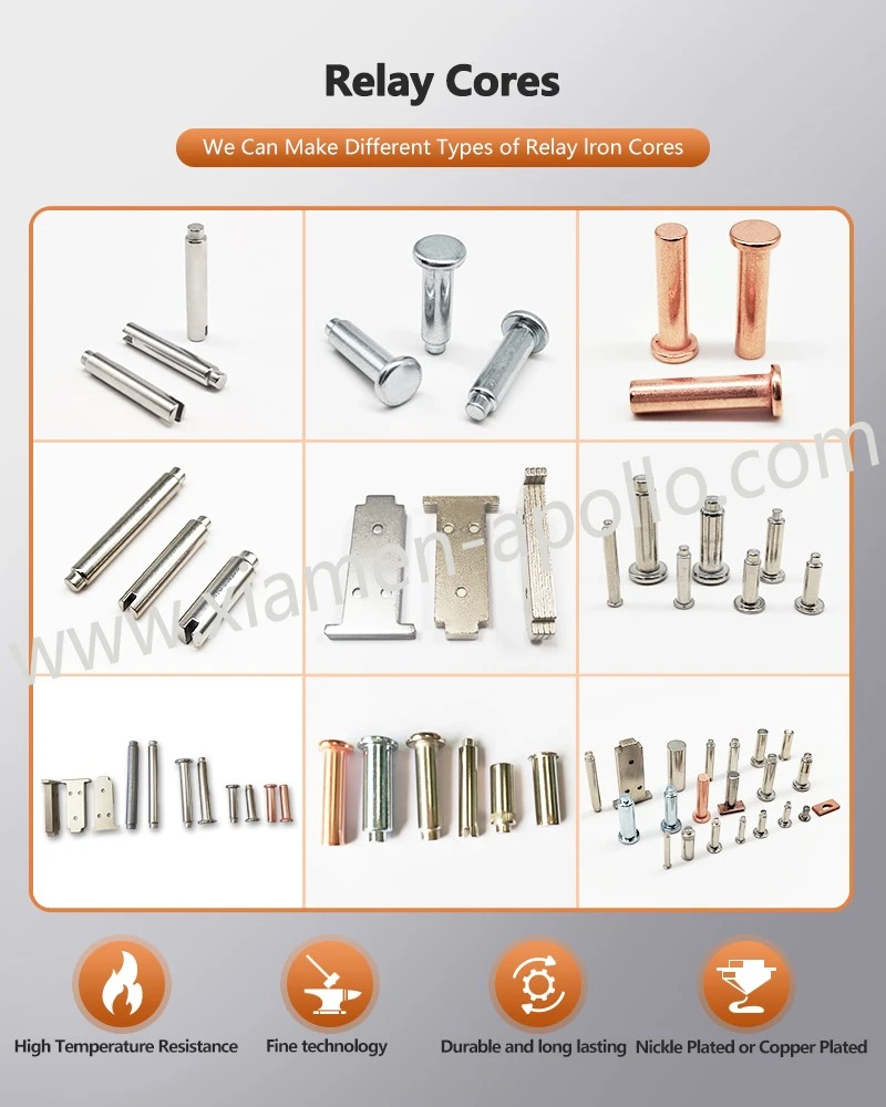 Pure Iron Relay Core For EV Charging for Magnetism Pure Iron Relay Core For EV Charging for Magnetism